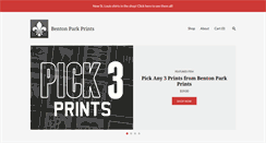 Desktop Screenshot of bentonparkprints.com
